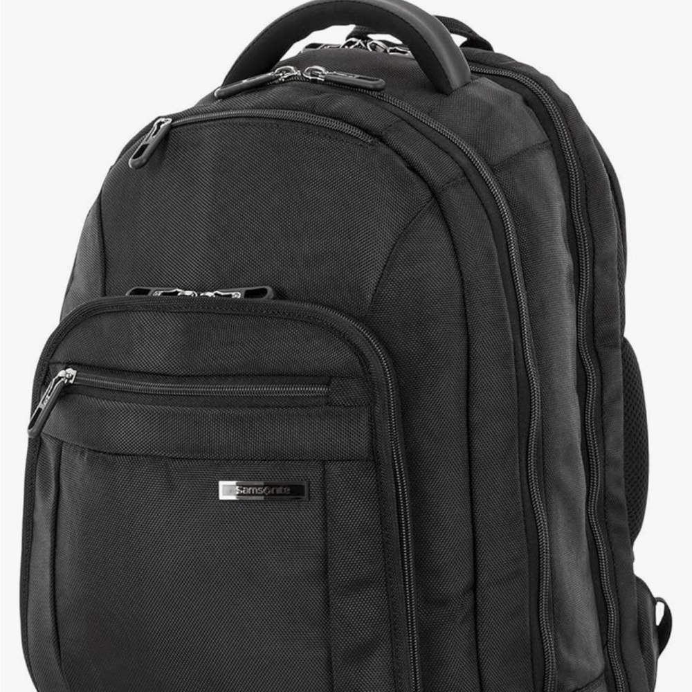 Samsonite Black unisex Campus Business Laptop Backpack brand new with tags